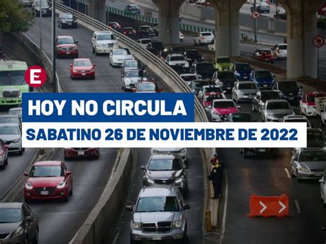 hoy no circula sabatino 2022